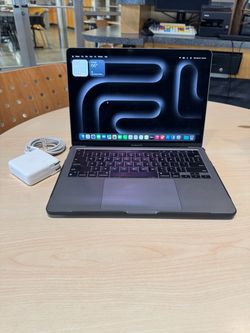 Apple MacBook Pro Touch Bar  & Touch ID , (Retina, 13-inch, Year 2020) 8GB ,Chip M1 ,256GB SSD ,case protector