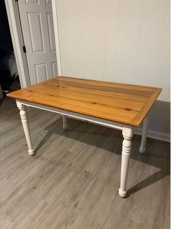 Farmhouse kitchen table
