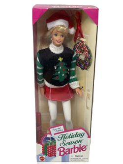 1996 Holiday Season Ugly Sweater Barbie