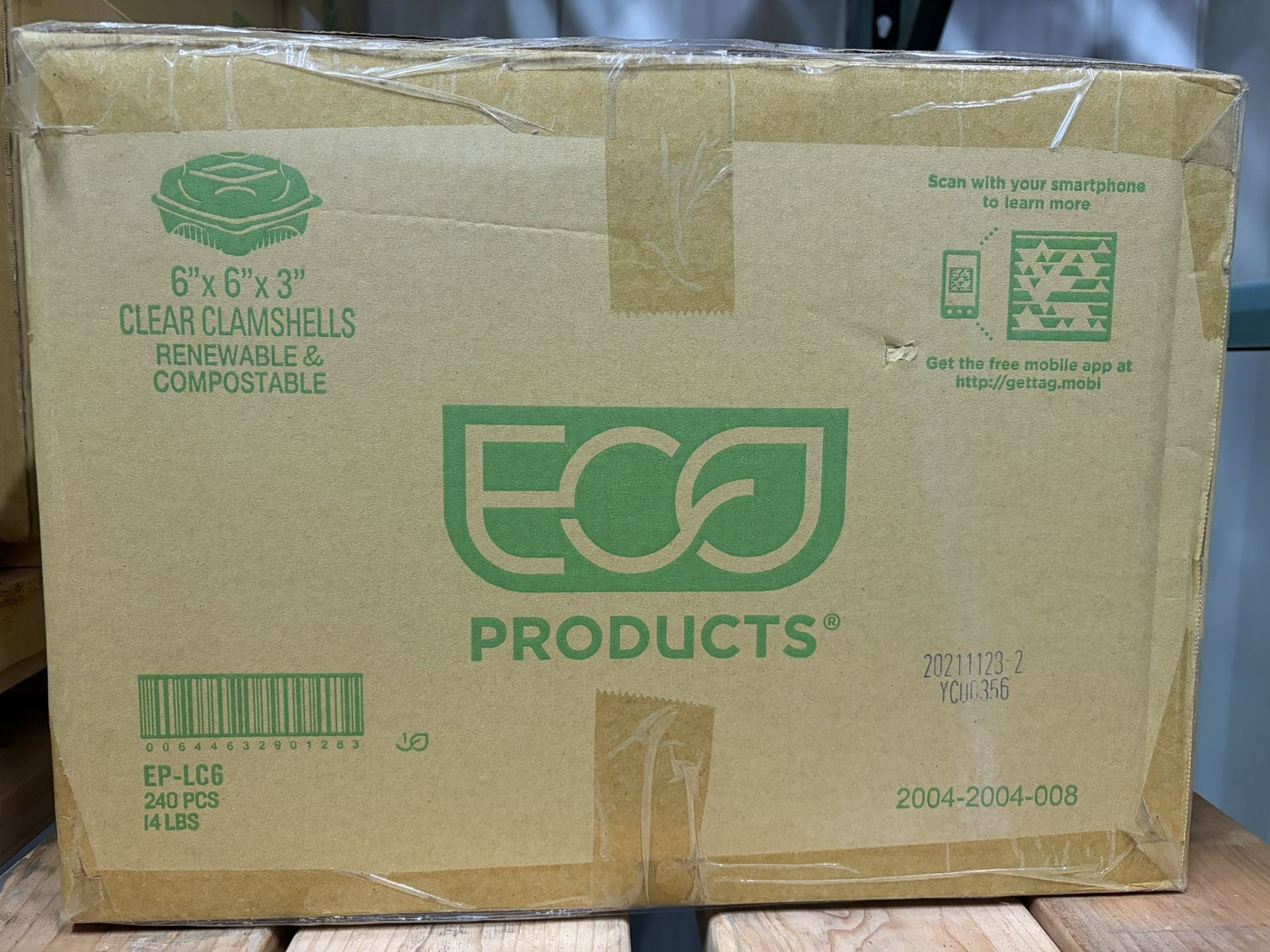 ECO Products Clear Clamshells 