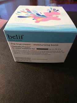 NEW Belif The True Cream Moisturizing Bomb: Purchased from Sephora! Paid $67, Never Opened, Still in Box. Value Size 100ml/3.3 oz.