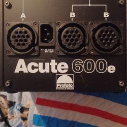 Profoto Acute 600e And Acute Ehead And Zoom Flash Lamp And Tripod