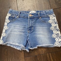 Girls Blue Jean Shorts Size 10 By Jordache #10