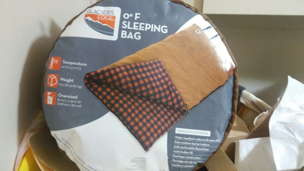 Glacier's edge sleeping hot sale bag