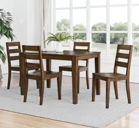 Carson Dining Table and 4 Chairs