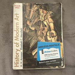 History of Modern Art textbook by H.H. Arnason Seventh Edition