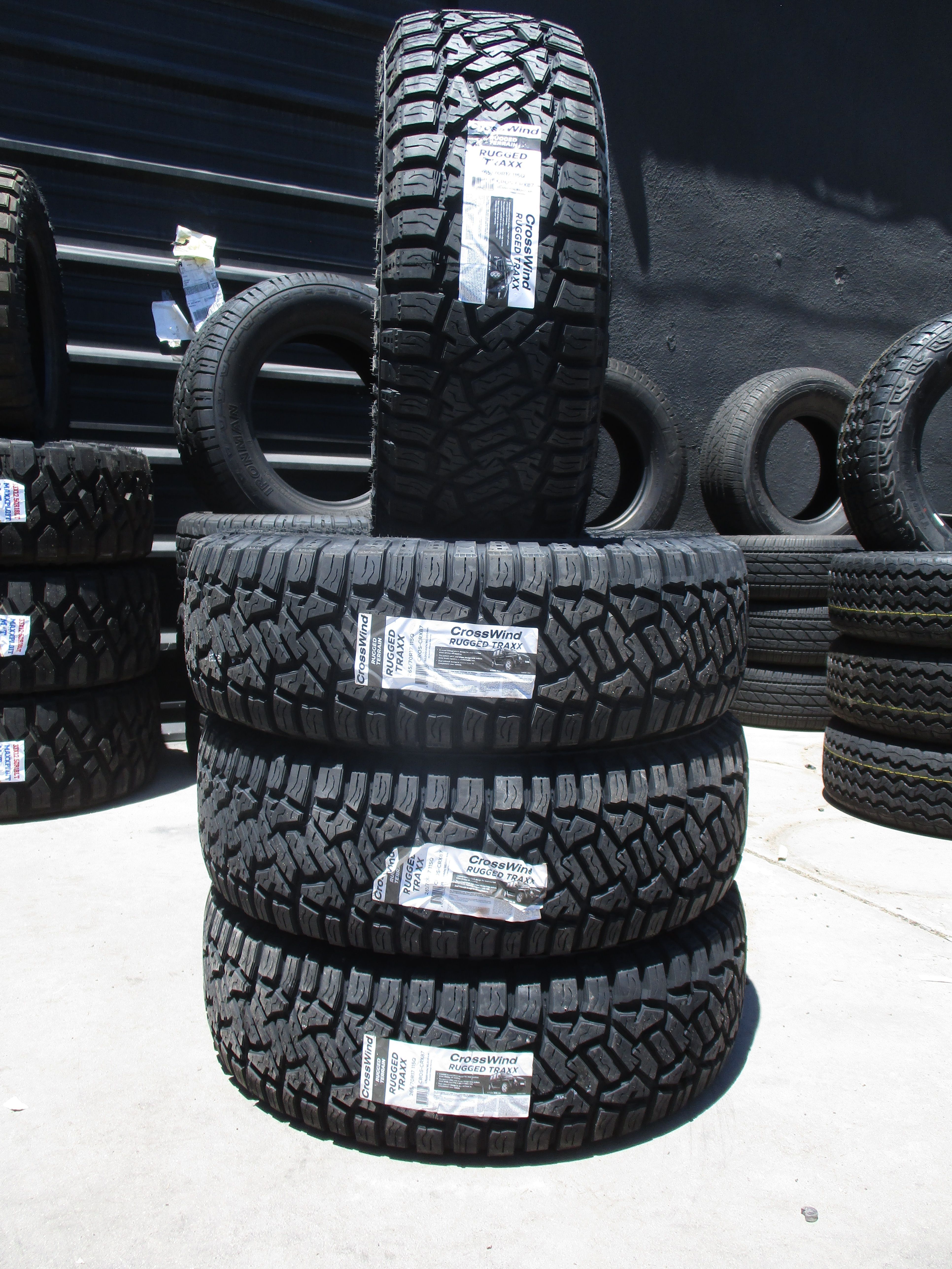 265/70/17 Crosswind Rugged Traxx Rugged Terrain Tires