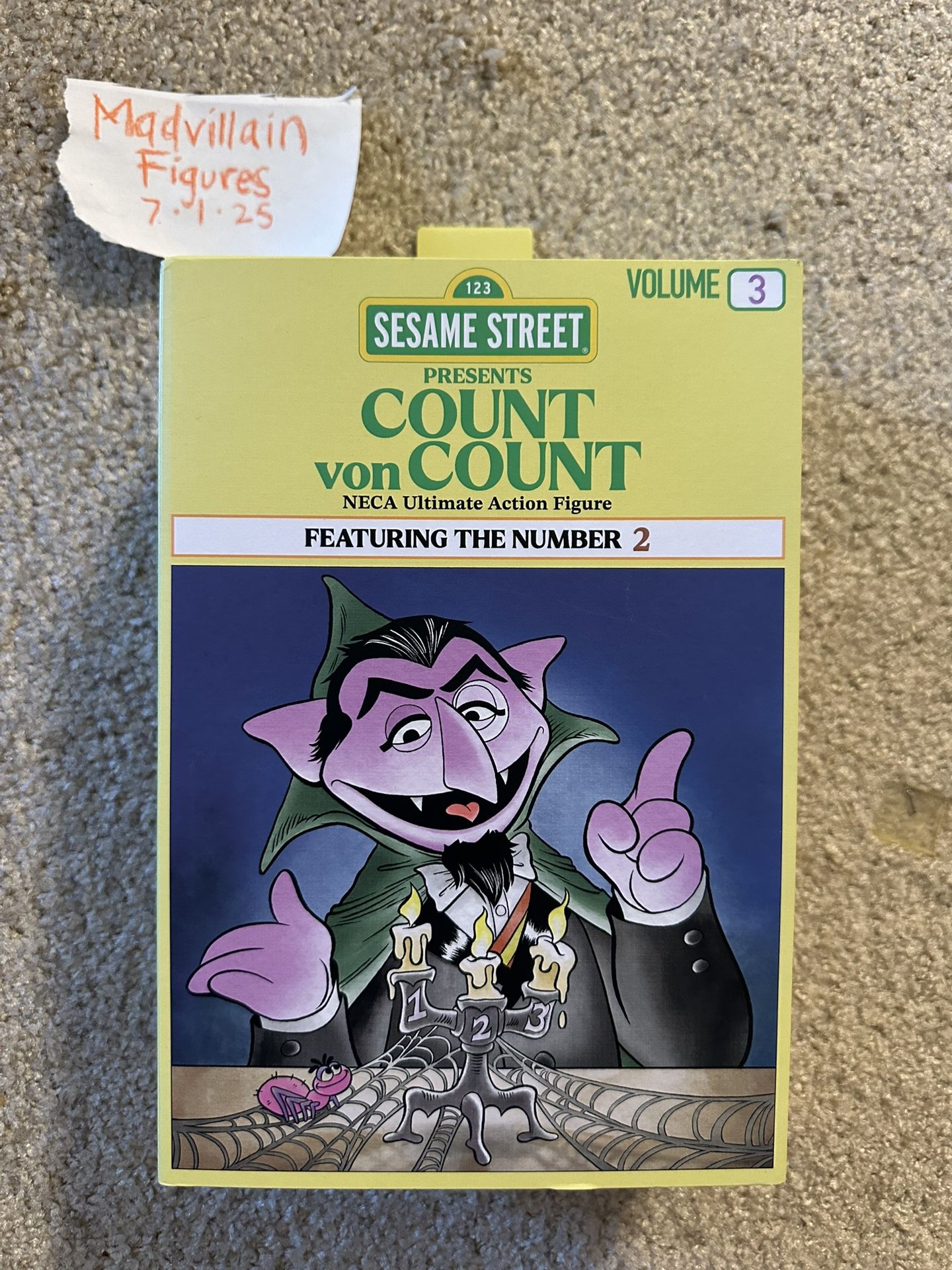 Sesame Street x Neca Count Von Count