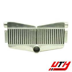 REV9 Type2 2 In 1 Out Aluminum FMIC Intercooler Inlet 2.5" Outlet 3" 27x13x3.5