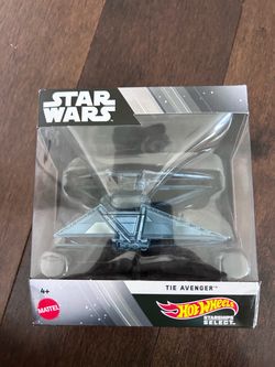 NEW Hot Wheels Star Wars Starships Select JBG44 TIE AVENGER #35 1:50 Scale Ship