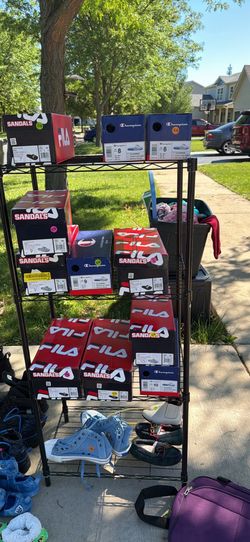 Fila and champion sandals slides