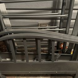Silver Futon Couch 