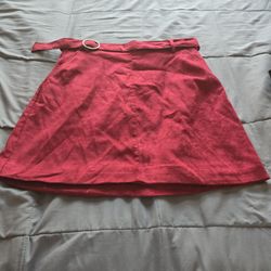Burgundy Skirt