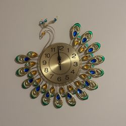 Peacock Clock