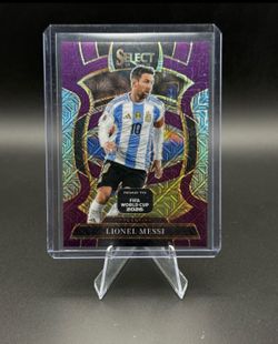 2025-26 Select FIFA World Cup - Lionel Messi Purple Mojo Terrace - Argentina