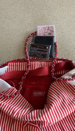 red and white chanel bag vintage