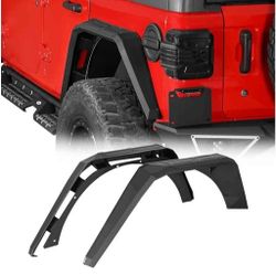 Jeep Wrangler JL & Unlimited 2/4 Doors, 2PCS Flat Fende 2018-2025