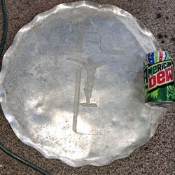 925 Silver Jesus Tray