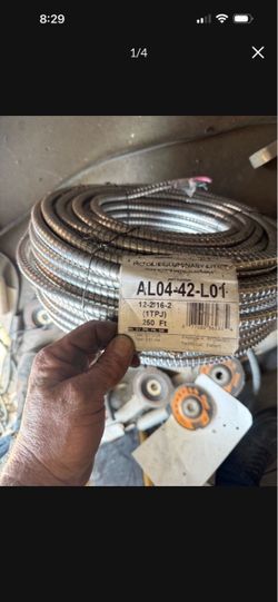 12/2 MC Cable with 16/2 Dimming Control Wires – 250 ft