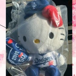 Dodgers Hello Kitty Plush  
