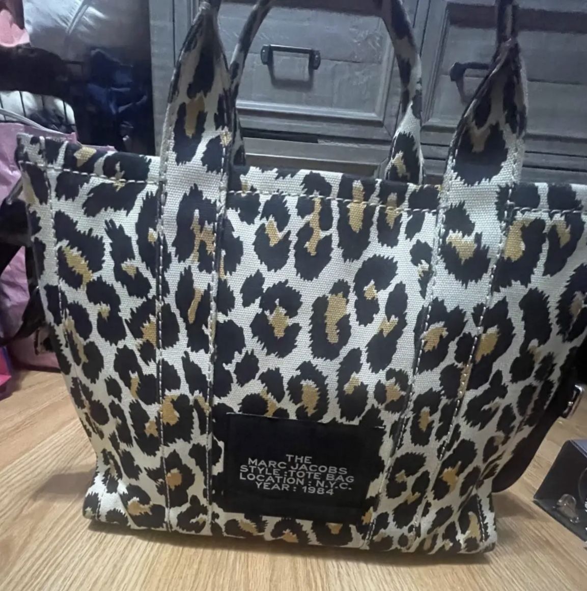 Authentic Special Edition Marc Jacobs Leopard Tote Bag for Sale in 