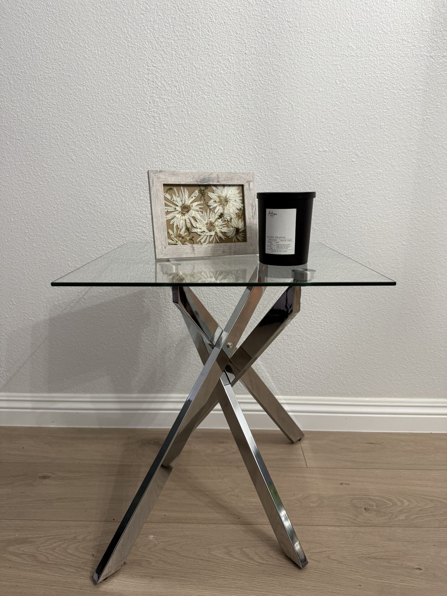 Glass End Table