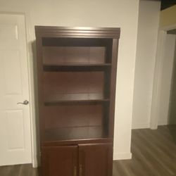 Sauder Heritage Hill Bookshelf With Doors