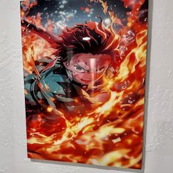 Tanjiro Inspierd Wall Art