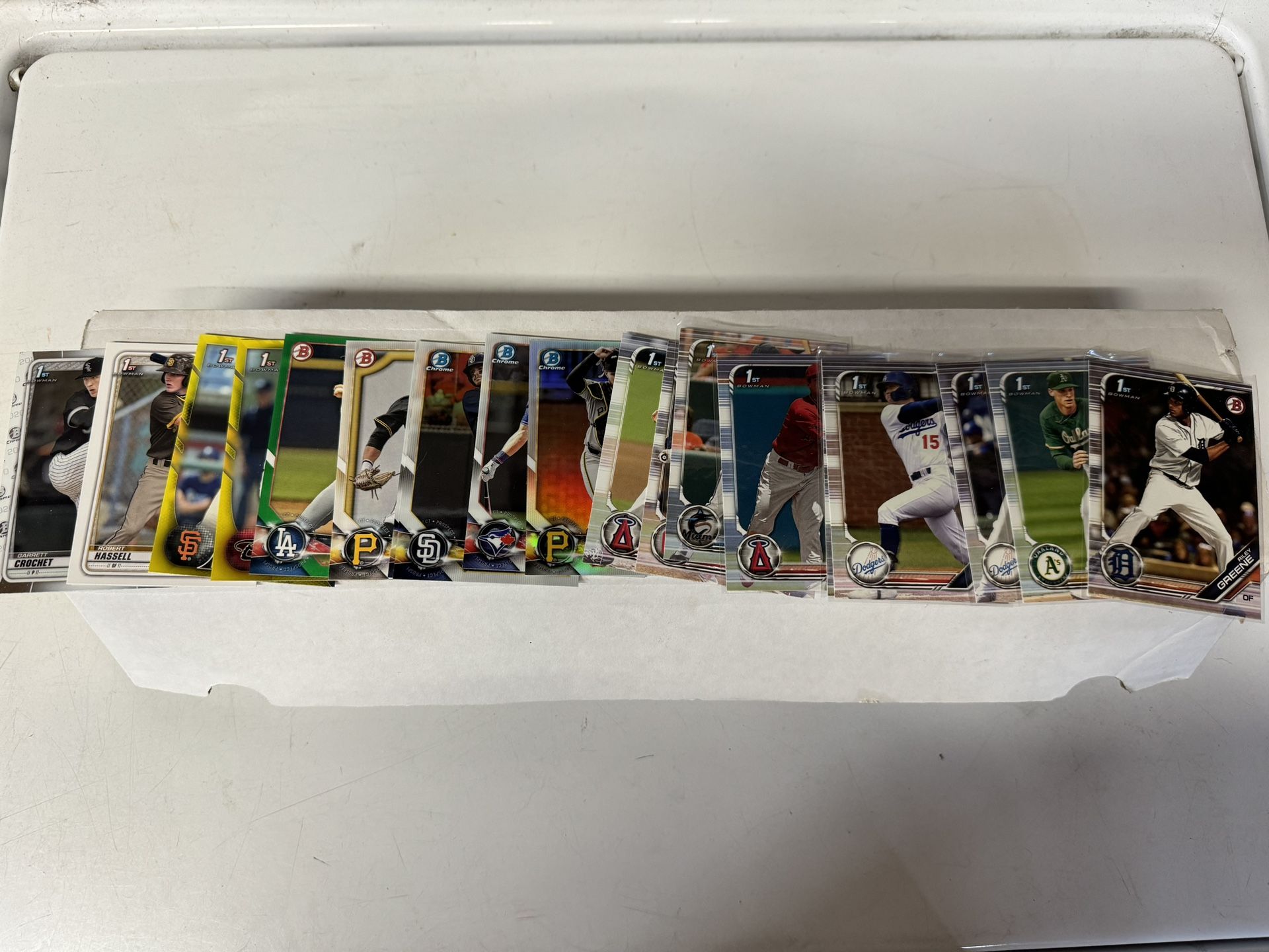 750+ Count Box Of Only 1st Bowman Cards