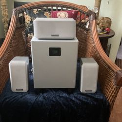 Kenwood Home Theater Surround Speakers with Powered Subwoofer