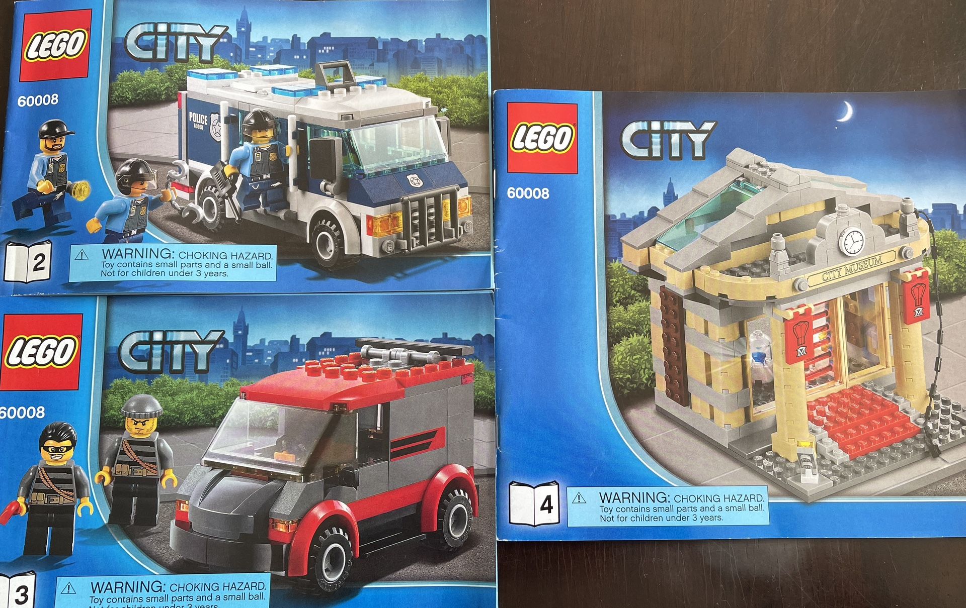 Lego City 60008 Museum Getaway Van Police Truck