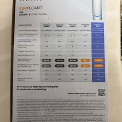 ARRIS S34 Cable Modem New In Box