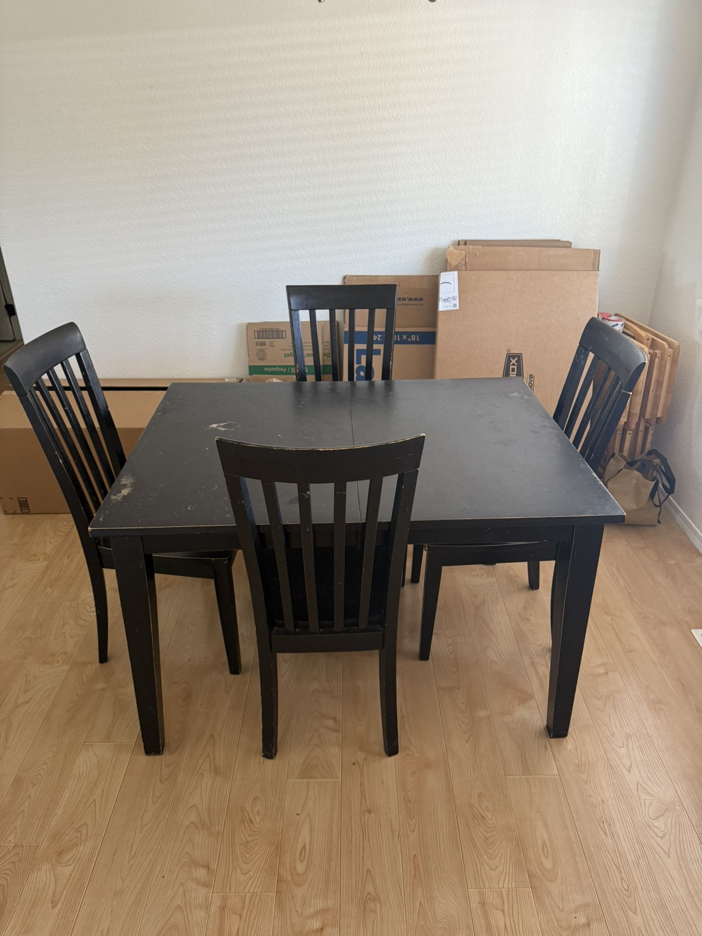 FREE! Dining Room Table 4 Chairs