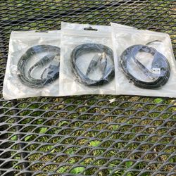 Lot of (3) Magnetic USB-A To Type C Adapter Converter Cable