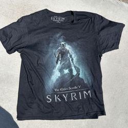 2XL Bethesda Software Skyrim Elder Scrolls V Tee Shirt