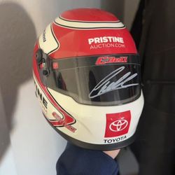 Christopher Bell Signed Mini Helmet 