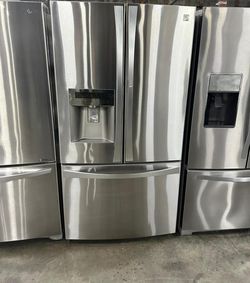 LG 3-Door French Door Refrigerator with Ice Maker