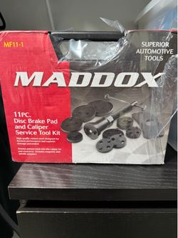 Maddox Superior Automotive 11pc Disc Brake Pad & Caliper Service Tool Kit #63264