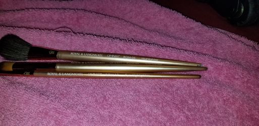 Royal And Langnickel Omnia Eye Kit Eyeshadow Brushes In Gold & Rose