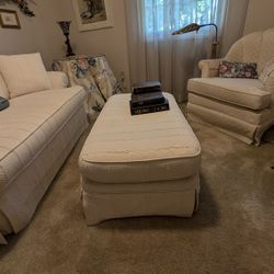 Loveseat, Chair And Ottoman 