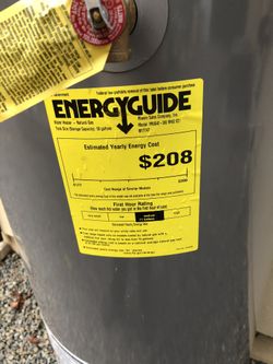 RHEEM PROG40-38U RH62 water heater 40 gallons 6 year warranty for Sale in  Folsom, CA - OfferUp