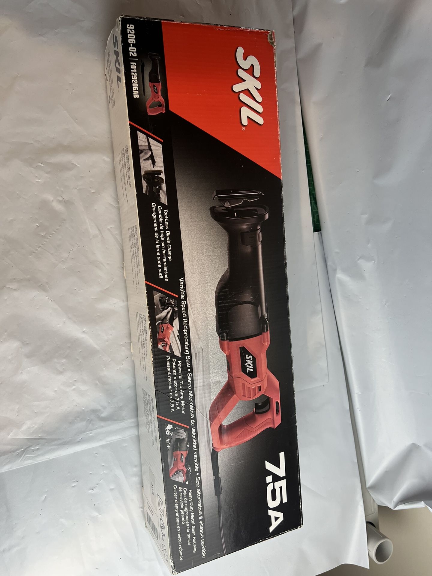 Skil 120V 7.5A 1-1/8" Corded Reciprocating Saw 9206