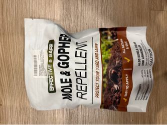 LEBMP Mole Repellent, Gopher Repellent, Groundhogs Repellant Outdoor, Vole Deterrent, Armadillo Repellent for Lawns, Keep Mole Out of Yard, Get Rid of