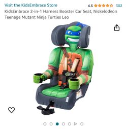 KidsEmbrace 2-in-1 Harness Booster Car Seat, Nickelodeon Teenage