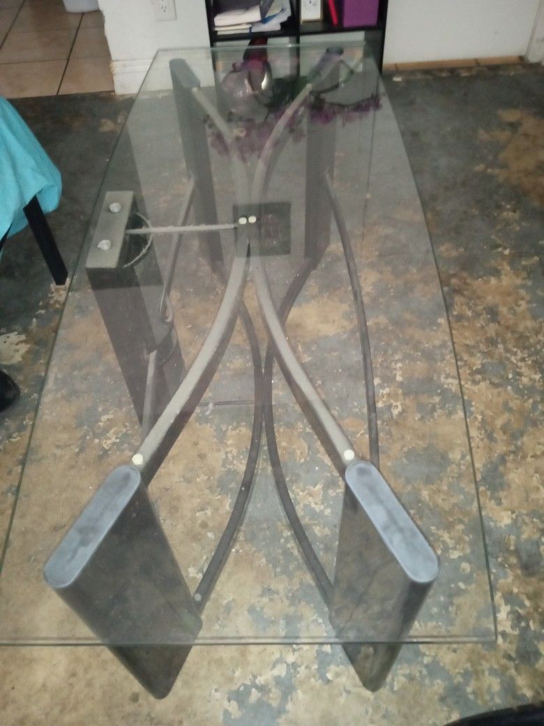 Glass TV Stand