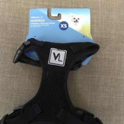 Vibrant Life Black Mesh Dog Harness Washable XS 5-10 lb