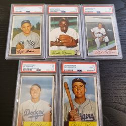 1954 Bowman Baseball Cards PSA Graded