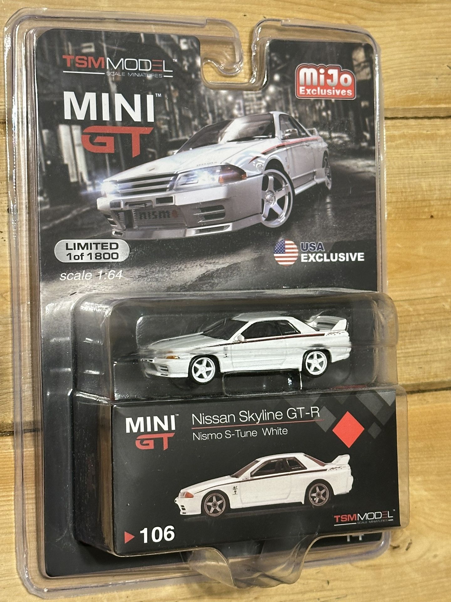 Mini GT TSM Toyota TRD 3000GT “Alpine Silver Metallic” LHD Blister 1 Of 1800