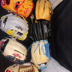 NEW RAWLINGS HOH & WILSON A2000 ⚾️ &  🥎 GLOVES 