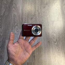 Casio Red Exilim Camera Digital Digicam 